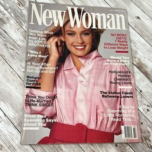 July 1998 New Woman Magazine Issue Quiz Vtg Rob Lowe Kevin Costner Kevin Bacon